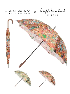 ハンウェイ(HANWAY)の【雨傘】ハンウェイ (HANWAY) Dieffe Kinloch(ディエッフェ・キンロック) コラボ 長傘タンザニア Kariakoo Market 日本製 長傘
