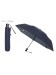 【雨傘】ハンウェイ (HANWAY)  Airport stripe ストライプ 紳士 折りたたみ傘 自動開閉 WJ ワンタッチ 日本製