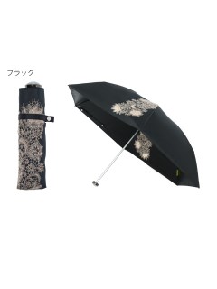 ハンウェイ(HANWAY)の【日傘】ハンウェイ (HANWAY) 折りたたみ傘 花柄刺繍【ムーンバット公式】 レディース UV 折りたたみ傘