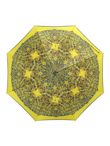 【雨傘】ハンウェイ (HANWAY) Dieffe Kinloch(ディエッフェ・キンロック) コラボ 長傘 メルレッティ・イエロー Merletti Yellow レース柄 日本製（雨傘/長傘）の詳細画像