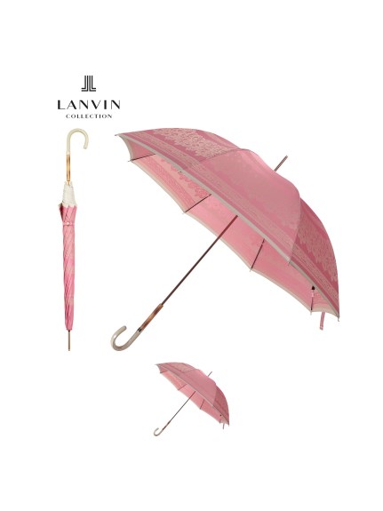 【雨傘】ランバン コレクション (LANVIN COLLECTION) ジャカード 長傘 【公式ムーンバット】（長傘）｜LANVIN