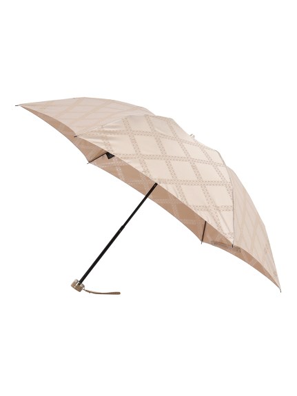 【雨傘】ランバン コレクション (LANVIN COLLECTION) 格子柄 ジャカードチェック 折りたたみ傘