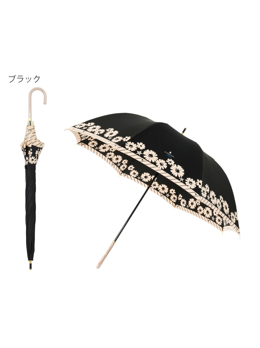 【雨傘】ランバン オン ブルー (LANVIN en Bleu) 花柄 長傘 【公式 