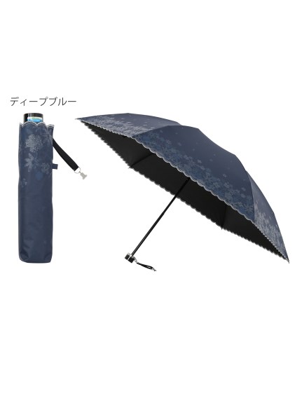 日傘】ランバン オン ブルー (LANVIN en Bleu) グリッター スカラ刺繍