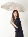 【日傘】ランバン オン ブルー (LANVIN en Bleu) オーガンジーフリル 長傘 雨の日OK スライド式 一級遮光 遮熱 UV（日傘/長傘）のサムネイル画像