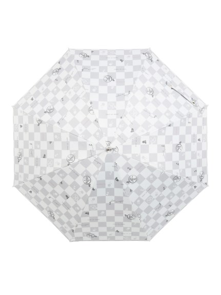 【日傘】ココチ (KOKoTi) ITIMATSU 市松 ロゴ 長傘 スライドショート 【公式ムーンバット】 晴雨兼用 軽量 超撥水 一級遮光（日傘/長傘）の詳細画像