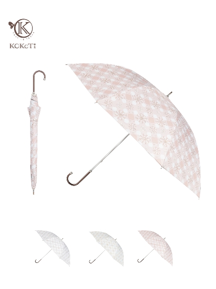 【雨傘】 ココチ (KOKoTi) コスモス 長傘 【公式ムーンバット】 レディース UV 超撥水 軽量 カーボン ギフト（雨傘/長傘）の詳細画像