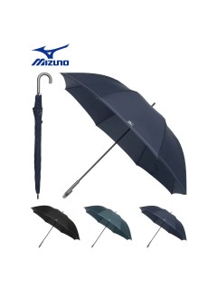 アザーブランド(OTHER BRAND)の【雨傘】ミズノ (MIZUNO)  無地 ワンポイント 長傘 【公式ムーンバット】 耐風傘 ジャンプ式 長傘