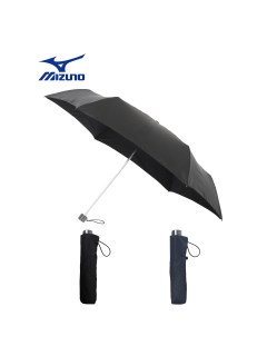 アザーブランド(OTHER BRAND)の【雨傘】ミズノ (MIZUNO)  無地 ロゴ入り 折りたたみ傘 【公式ムーンバット】 畳みやすい 形状記憶 長傘