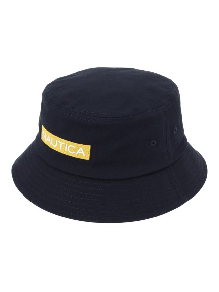 【帽子】ノーティカ (NAUTICA) ロゴ刺繍 バケットハット 【公式ムーンバット】 ユニセックス シンプル デイリーウェア アウトドア
