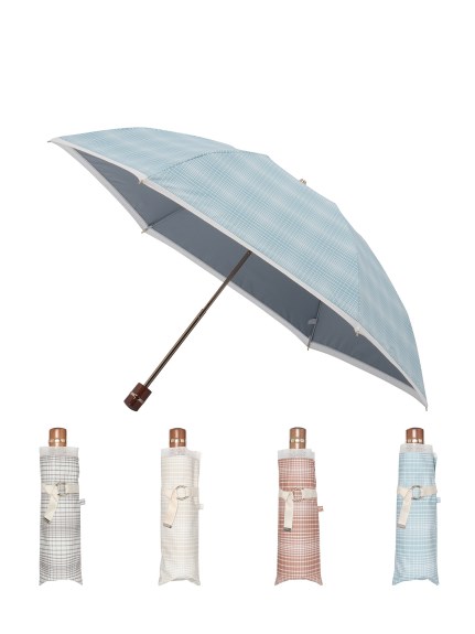 【日傘】グレイシー (GRACY) ネオクラシックチェックレース 折りたたみ傘 【公式ムーンバット】 NEO CLASSIC CHECK LACE  遮光 遮熱 UV 晴雨兼用