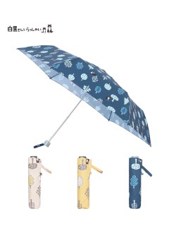 アザーブランド(OTHER BRAND)の【雨傘】白黒さんいらっしゃい キャット＆ツリー 折りたたみ傘 【公式ムーンバット】 レディース 軽量 UV 折りたたみ傘