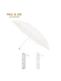 ポールアンドジョー アクセソワ(PAUL&JOE ACCESSOIRES)の【雨傘】ポール & ジョー (PAUL & JOE ACCESSOIRES) 猫 ドット 折りたたみ傘 【公式ムーンバット】 UV加工 グラスファイバー 折りたたみ傘