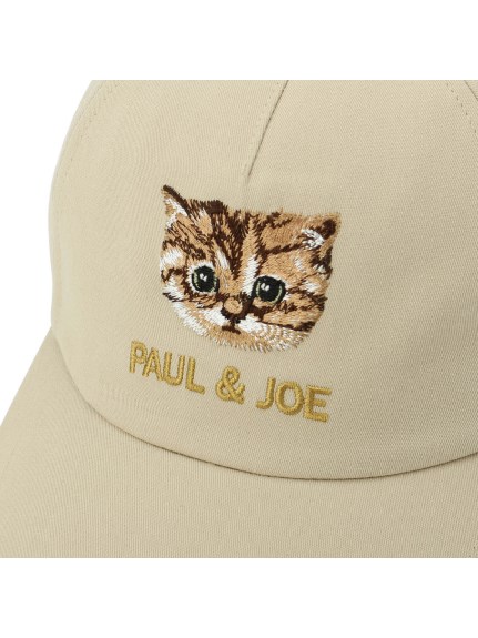【帽子】ポール & ジョー (PAUL & JOE　ACCESSOIRES) キャップ 猫刺繍 ワンポイントロゴ 【公式ムーンバット】 レディース アウトドア（帽子/キャップ）の詳細画像