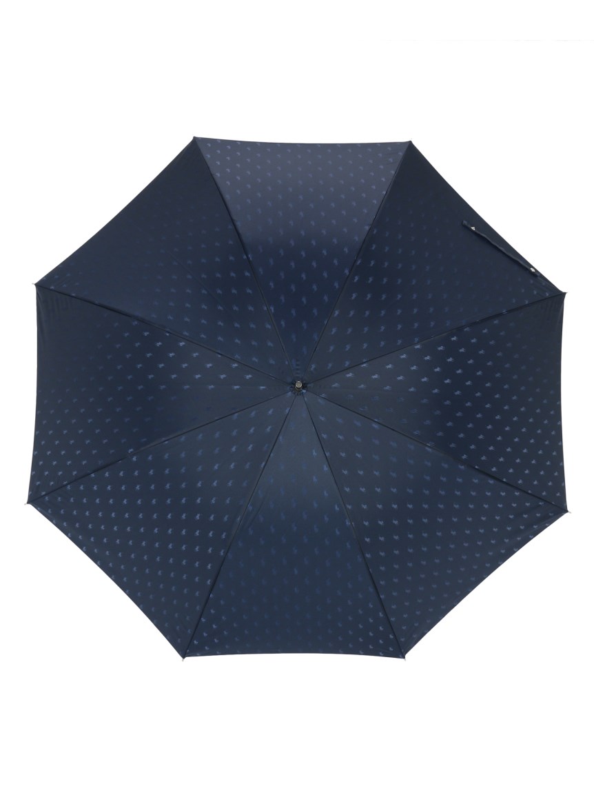 【雨傘】 ポロ ラルフ ローレン （POLO RALPH LAUREN） ロゴジャガード 長傘 【公式ムーンバット】 メンズ 軽量 グラス