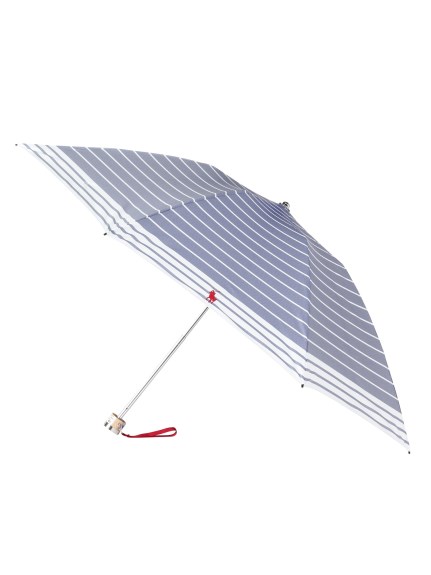 【日傘】 ポロ ラルフ ローレン(POLO RALPH LAUREN) ボーダー 折りたたみ傘 【公式ムーンバット】 レディース UV 晴雨兼用 軽量  遮熱 一級遮光
