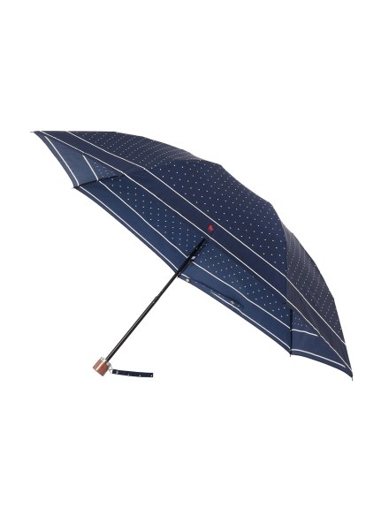 【雨傘】ポロ　ラルフ　ローレン (POLO RALPH LAUREN) ドット柄 折りたたみ傘 レディース 【公式ムーンバット】 ブランド