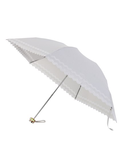 【日傘】ポロ ラルフ ローレン (POLO RALPH LAUREN) ボーダー 刺繍 折りたたみ傘 【公式ムーンバット】 遮熱 日本製 UV 晴雨兼用