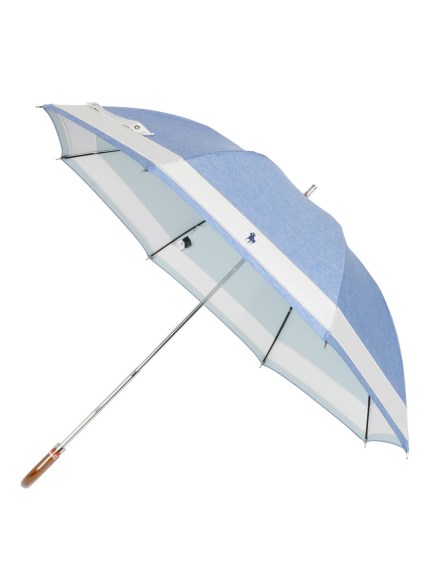 【日傘】ポロ ラルフ ローレン (POLO RALPH LAUREN) 2カラー ロゴ入り 長傘 【公式ムーンバット】 スライド式 一級遮光 遮熱 ラミネート UV 晴雨兼用（日傘/長傘）の詳細画像
