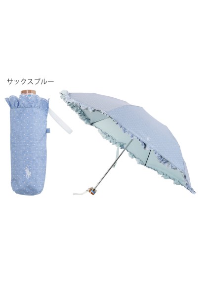 大人気新作 晴雨兼用 フリル傘「白」 新品 ポロラルフローレン - 傘 
