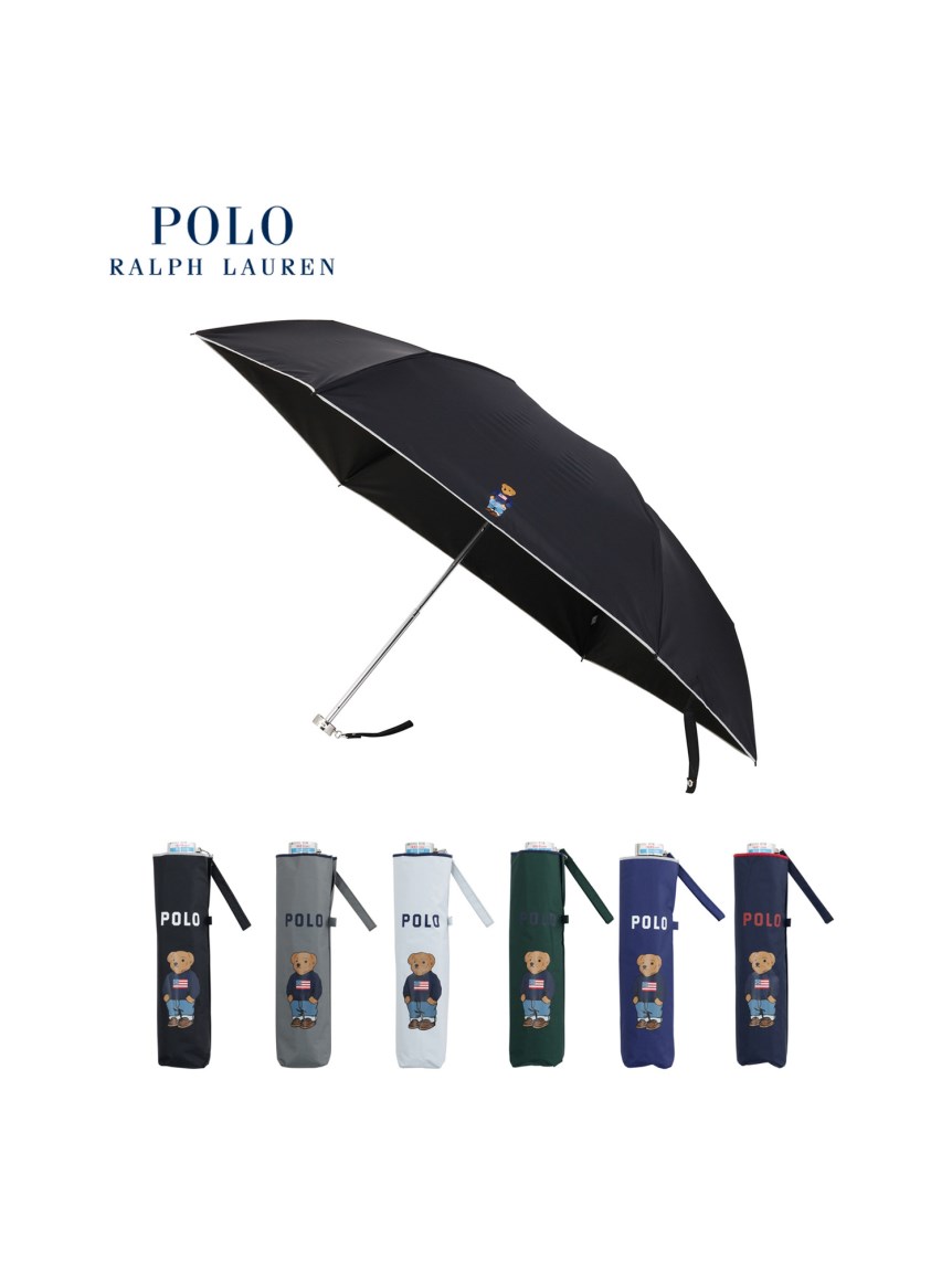 【日傘】ポロ ラルフ ローレン (POLO RALPH LAUREN) ポロベア 折りたたみ傘 【公式ムーンバット】メンズ ユニセックス 雨の