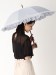 【日傘】ポロ　ラルフ　ローレン (POLO RALPH LAUREN) ストライプフリル 長傘 【公式ムーンバット】  一級遮光 遮熱 UV 晴雨兼用（日傘/長傘）のサムネイル画像