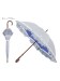 【日傘】ポロ　ラルフ　ローレン (POLO RALPH LAUREN) ストライプフリル 長傘 【公式ムーンバット】  一級遮光 遮熱 UV 晴雨兼用（日傘/長傘）のサムネイル画像