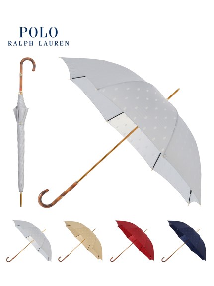 【雨傘】ポロ ラルフ ローレン(POLO RALPH LAUREN) ポロベア 長傘 ジャカード織 日本製 POLO BEAR