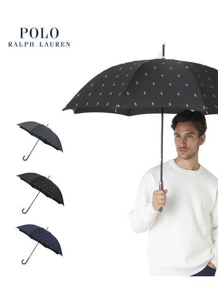 【雨傘】ポロ ラルフ ローレン (POLO RALPH LAUREN)ポロポニー マルチ 紳士長傘 日本製｜POLO RALPH LAUREN