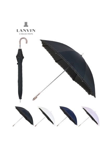 LANVIN COLLECTION (ランバン コレクション) 花柄刺繍 長傘