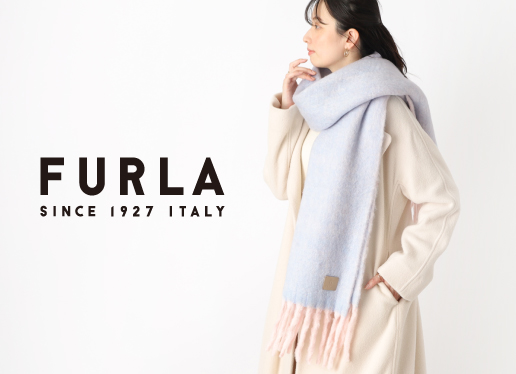 専用　新品　フルラ　カシミヤマフラー　白 FURLA（フルラ） マフラー ストール マフラー カシミヤ ”チェックラメ