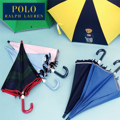 【日傘】 ポロ ラルフ ローレン（POLO RALPH LAUREN）安全な子供日傘 キッズ長傘の写真